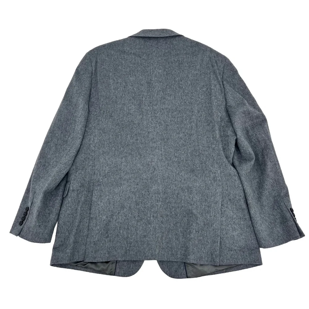 Stafford‎ Mens 48R Single Breasted Sport Coat Gray Classic Fit Camel Hair Lined